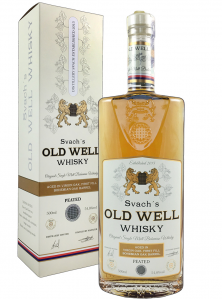 Whisky Svach's Old Well Virgin Oak 50,5% kouřová 0,5l