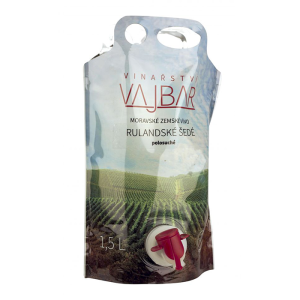 Rulandské šedé polosuché 1,5l pouch /Vajbar/