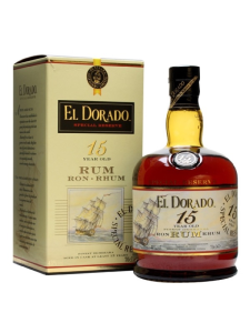 Rum El Dorado 15yo 43% 0,7l karton /Guyana/