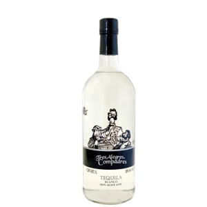 Tequila Tres Alegres Compadres Blanco 38% 1l