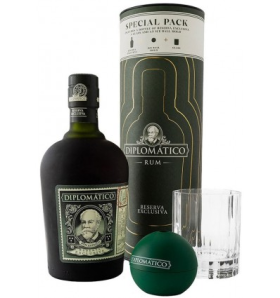 Rum Diplomático Reserva Ex. Tuba 0,7l 40% + sklenice + forma /Venezuela/