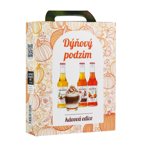 Monin set Dýňový podzim 3x0,25l (dýně, sl.karamel, perník)