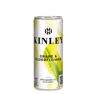 Tonic Kinley grape & eldeflower 0,25l plech x 4 ks
