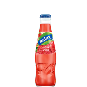 Relax jahoda 0,2l sklo x 15 ks
