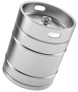 Koli bílý hrozen 50l sud KEG