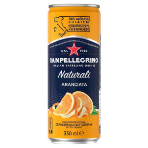 San pellegrino Pomeranč 0,33ml plech
