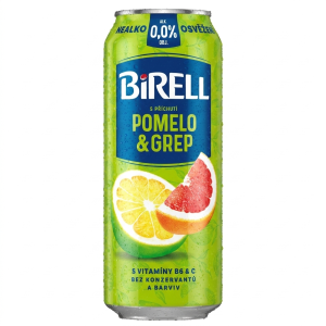 Pivo Birell pomelo & grep 0,5l plech x 6 ks