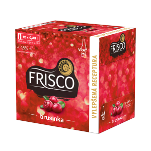 Frisco Brusinka 4,5% 0,33l sklo x 12 ks