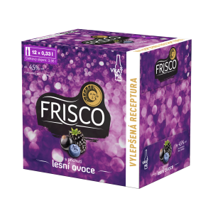 Frisco Lesní ovoce 4,5% 0,33l sklo x 12 ks