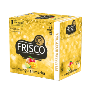 Frisco Mango - Limetka 4,5% 0,33 sklo x 12 ks