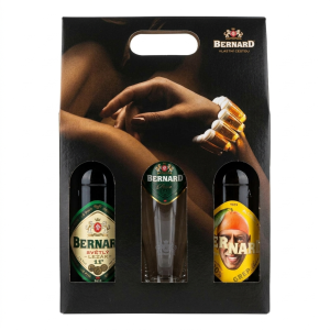 Bernard 2x 0,5l sklo + dárkové sklo