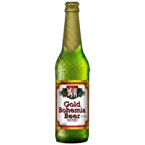 Pivo Gold Bohemia Beer 0,33l sklo x 24 ks