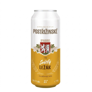 Pivo Postřižiny 11° 0,5l plech x 12 ks