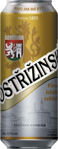 Pivo Postřižiny 11° 0,5l plech x 12 ks