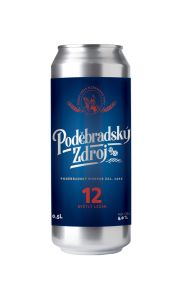 Poděbradský Zdroj 12° 0,5l plech