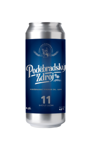 Poděbradský Zdroj 11° 0,5l plech