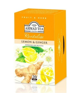 Čaj Ahmad Lemon & Ginger 20ks ALU