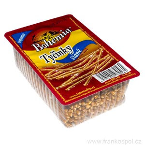 Tyčinky Bohemia slané 80g vanička
