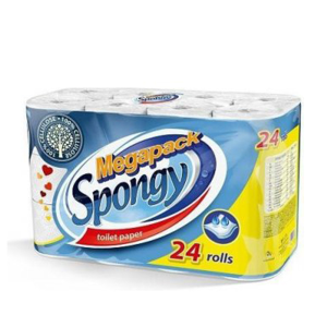 Toaletní papír Spongy 2vrstvý /24 rolí/