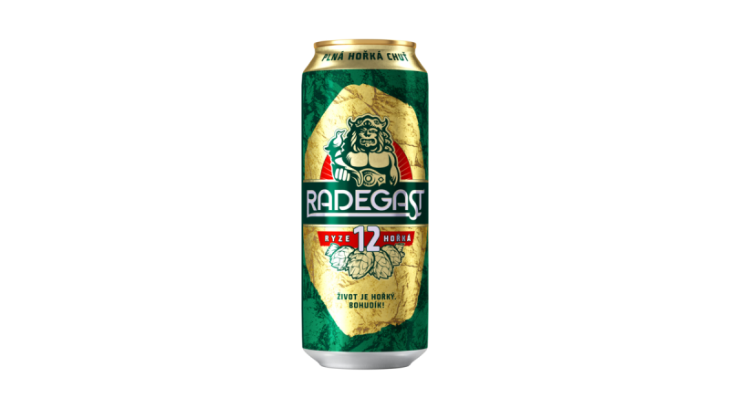 detail Pivo Radegast 12° 0,5l plech x 6 ks