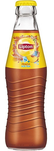 detail Lipton ledový čaj broskev 0,25l sklo x 24 ks