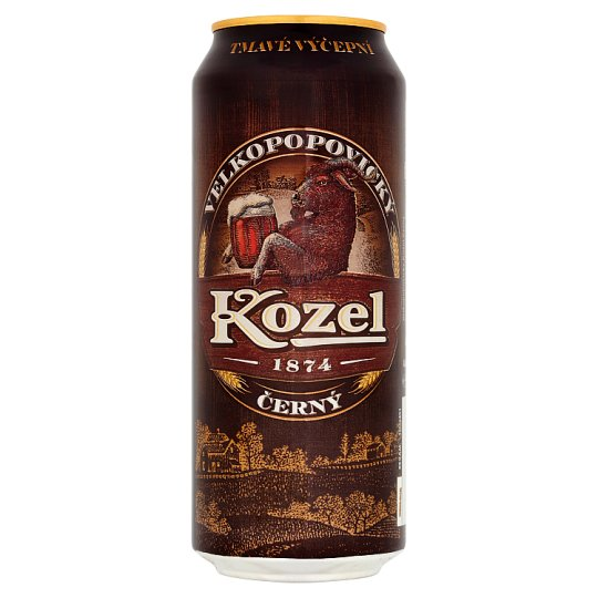 detail Pivo Kozel Černý 0,5l plech x 24 ks