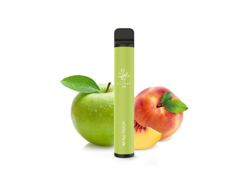 detail Elf Bar Apple Peach 600