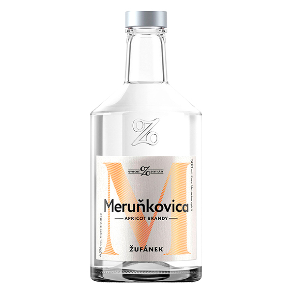 detail Meruňkovica 45% 0,5l Žufánek