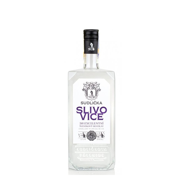 detail Sudlička Slivovice 50% 0,7l
