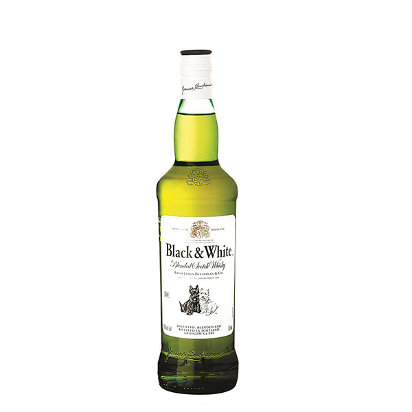 detail Whisky Black & White 40% 0,7l