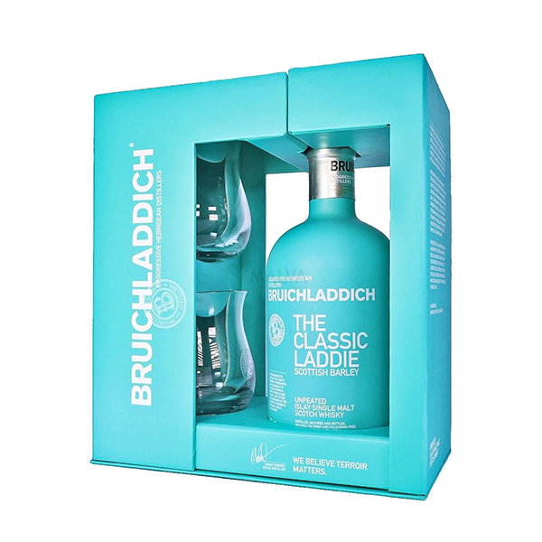 detail Whisky Bruichladdich The Classic Laddie 50% 0,7l + 2 skleničky