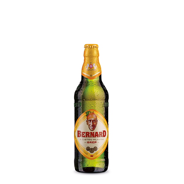detail Pivo Bernard nealko Grep 0,5l sklo x 20 ks