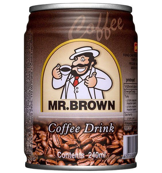 detail Mr. Brown ledová káva 0,24l plech