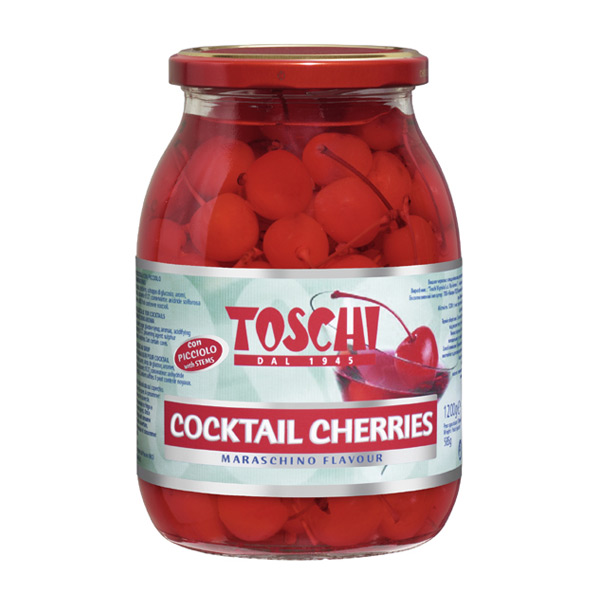 detail Koktejlové třešně červené 950g Maraschino
