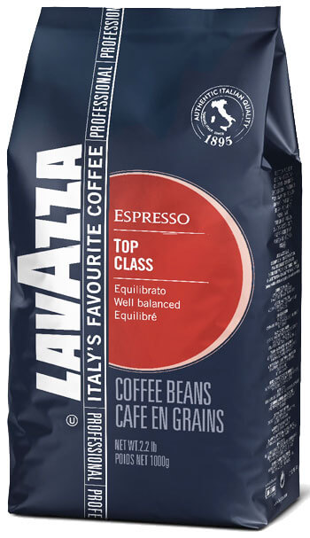 detail Káva Lavazza Top Class 1kg zrno