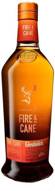 detail Whisky Glenfiddich Fire & Cane 43% 0,7l