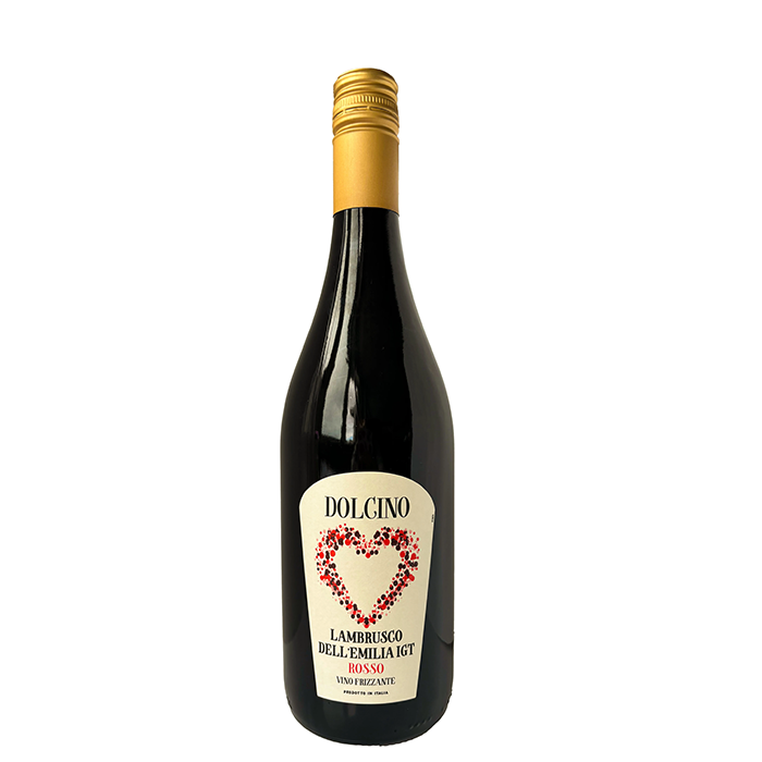 detail Lambrusco Dolcino Rosso červené 0,75l