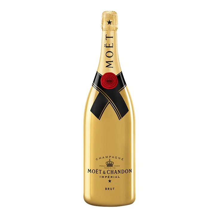 detail Champagne Moët & Chandon Imperial Golden Sleeve 1,5l