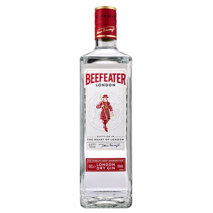 detail Gin Beefeater 40% 1l