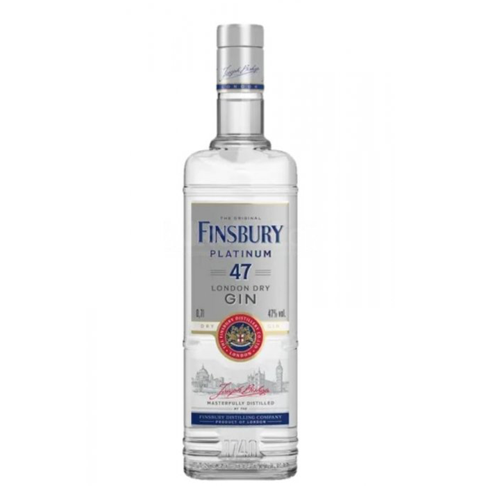 detail Gin Finsbury Platinum 47% 0,7l