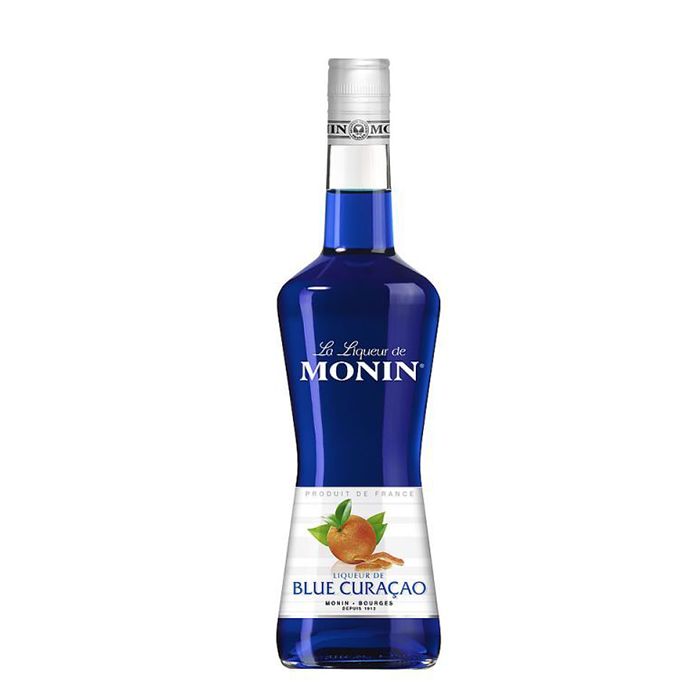 detail Monin Curacao blue liqueur 20% 0,7l