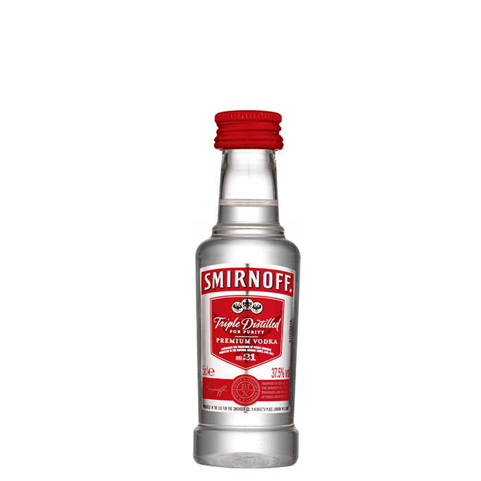 detail Vodka Smirnoff Red 37,5% 0,05l