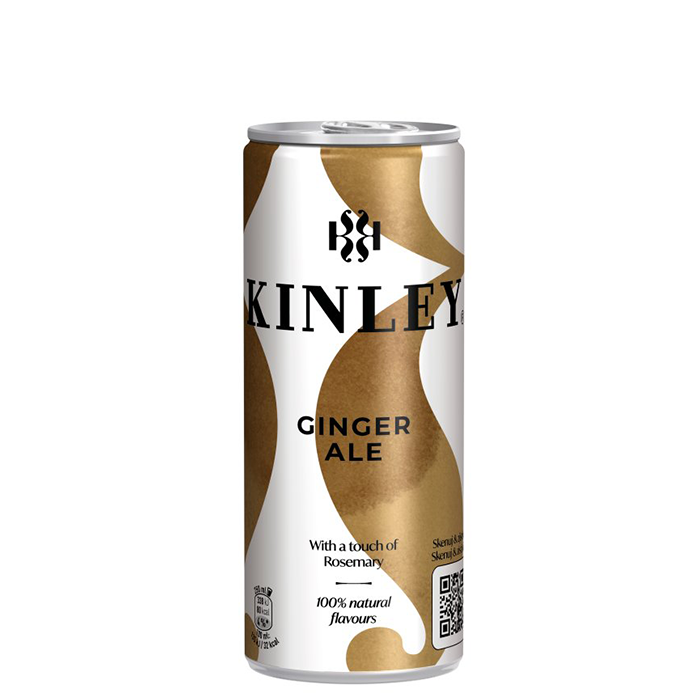 detail Tonic Kinley ginger ale 0,25l plech x 24 ks