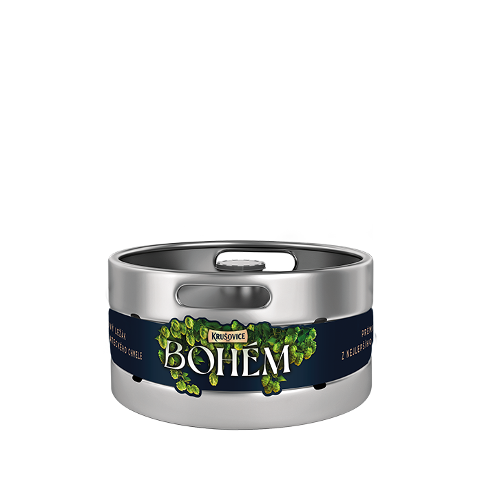 detail Pivo Krušovice Bohém 15l KEG