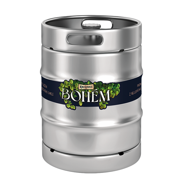 detail Pivo Krušovice Bohém 50l KEG