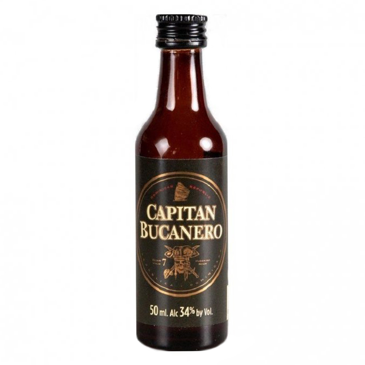 detail Rum Capitan Bucanero Elixír 34% 0,05l