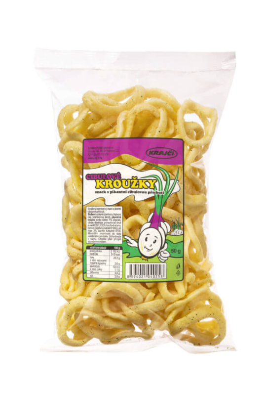 detail Cibulové kroužky pikantní 45g