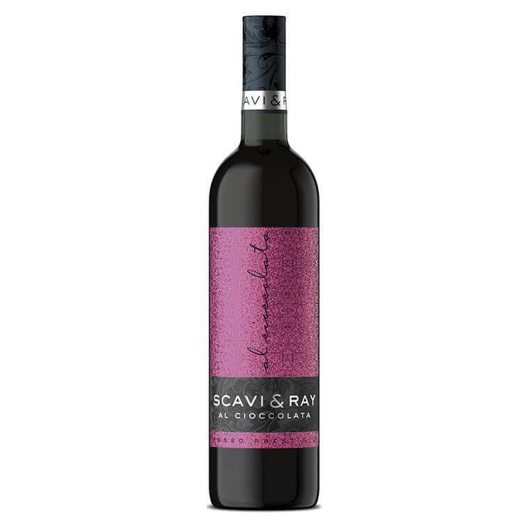 detail Scavi & Ray červené víno s čokoládou 0,75l
