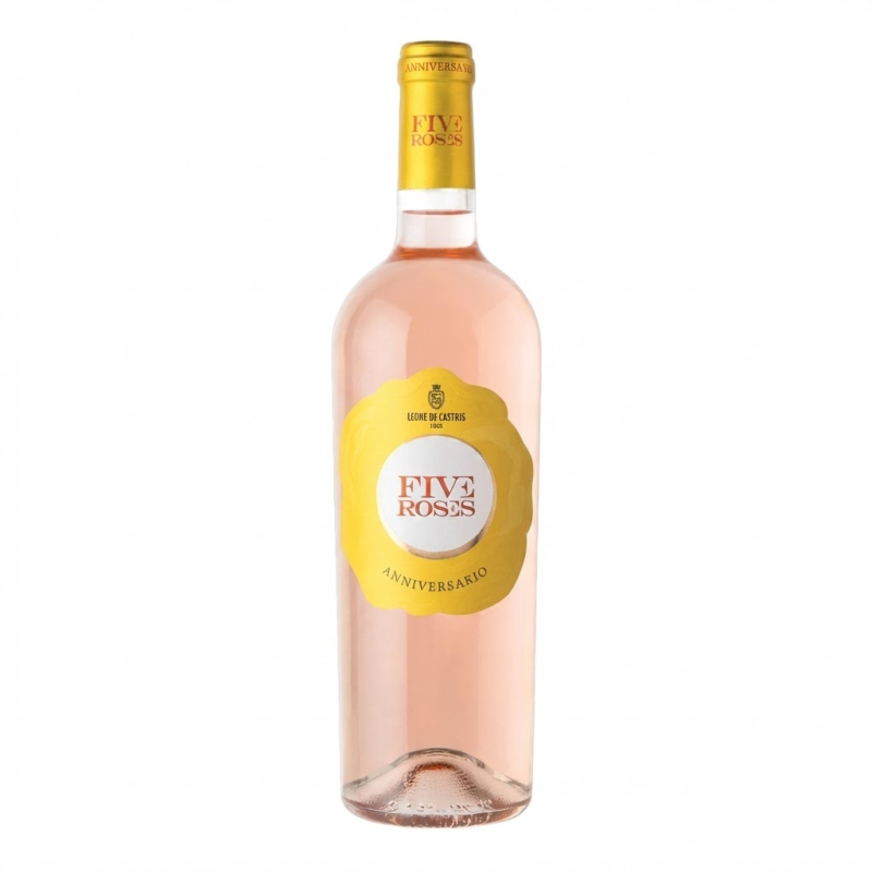 detail Five Roses Rosé Anniversario Leone De Castris 0,75l / Itálie/