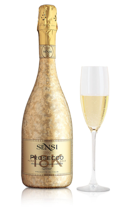 detail Prosecco DOC 18K brut 0,75l